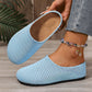 👡 50% OFF NOW! 🌬️ Women's Breathable Knit Slip-On Mules – Lightweight & cushioned – Easy on/off, perfect for casual days or quick errands – airy and comfy 🌸