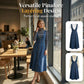 👗 50% OFF NOW! 🌸 Women's Button-Front Denim Overall Midi Dress – Soft denim & relaxed fit – Vintage look, side pockets – perfect for casual days or summer layering ✨
