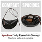 Minimalist Genuine Leather Crescent Bag