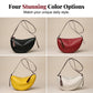 Minimalist Genuine Leather Crescent Bag