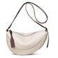 Minimalist Genuine Leather Crescent Bag