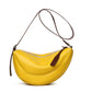 Minimalist Genuine Leather Crescent Bag