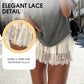 🌸 50% OFF NOW! 🌸Chic Pleated Lace Trim Mini Skirt