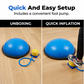 📢📢50% OFF !! ⏰Half Balance Ball Trainer with Resistance Band