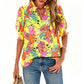 🌸 50% OFF NOW! 🌸Women's Summer Floral Top with Puff Sleeves