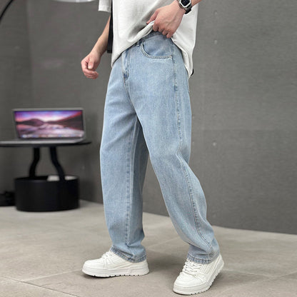 👖 50% OFF NOW! ⏰ Men's Loose Fit Straight Leg Pants with Classic Pockets – Comfortable & breathable – Perfect for daily wear, work or casual days – relaxed, practical style 🌿