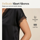 📢📢50% OFF !! ⏰Women's V-Neck Short Sleeve Lace Top
