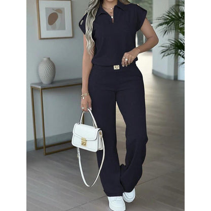 👚 50% OFF NOW! 🔥 Women's Casual Top & Pants 2-Piece Set – Everyday wear, office & travel – Soft, breathable & relaxed fit – perfect for summer or work-from-home 🌸💨