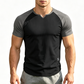 🎁2026 New Arrivals 50% OFF💥Men's V-Notch Raglan Sleeve Athletic T-Shirt
