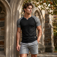 🎁2026 New Arrivals 50% OFF💥Men's V-Notch Raglan Sleeve Athletic T-Shirt