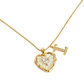 💎 LIMITED-TIME 50% OFF! 💥 Heart Shaped Letters Micro Pave Chain Necklace – Initial Pendant, Titanium Steel, Adjustable ✨