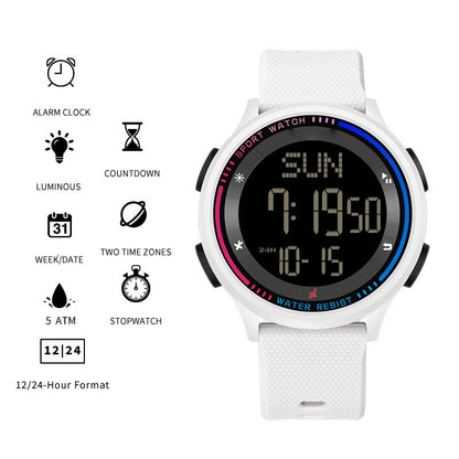 ⌚ LIMITED-TIME 50% OFF! 💥 Ultra-Thin Waterproof Digital Sports Watch – 50M Waterproof, Luminous Display, Shock Resistant ✨