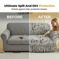 🛋️ Save 50%! 🏠 Stretch Couch Slipcover – Ruffled hem & instant makeover ✨