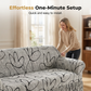 🛋️ Save 50%! 🏠 Stretch Couch Slipcover – Ruffled hem & instant makeover ✨