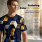 Men's 3D Geometric Print Crew Neck Shirt