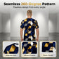 Men's 3D Geometric Print Crew Neck Shirt