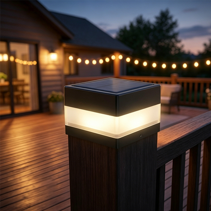 💡 50% OFF NOW! ☀️ Waterproof Solar Post Cap Lights – Auto on/off & energy-saving – Fits 4x4 posts, perfect for fences, decks or driveways – warm glow without wiring 🌙