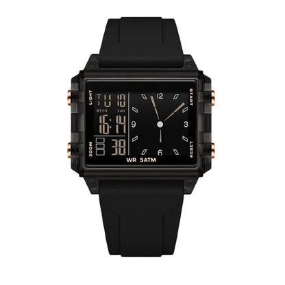 ⌚ LIMITED-TIME 50% OFF! 💥 Water Resistant Transparent Digital Watch – 50M, Luminous, Hybrid Display ✨