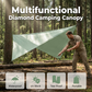 📢📢50% OFF !! ⏰Portable Diamond-Shaped Camping Tarp Sun Shelter