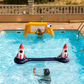 Inflatable Rocket Ship Water Volleyball Net Set