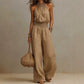 Women's Elegant Backless Halter Jumpsuit
