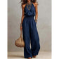 Women's Elegant Backless Halter Jumpsuit