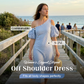 🌸 50% OFF NOW! 🌸Women's Elegant Striped Off Shoulder Dress
