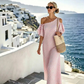 🌸 50% OFF NOW! 🌸Women's Elegant Striped Off Shoulder Dress