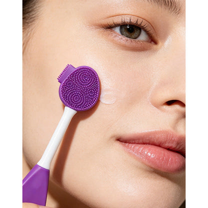 🧼 BUY 1 GET 1 FREE! ⏰ 2-in-1 Silicone Face Mask Brush & Cleanser – Soft & hygienic – Perfect for applying masks or gentle cleansing – non-porous, easy to clean & reusable ✨🌸