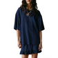 📢📢50% OFF !! ⏰Women's Oversized T-Shirt & Ruffle Skirt 2-Piece Set 🌸 | Breathable Summer Lounge Outfit ☀️ | Soft Fabric, Relaxed Fit 💕 | S-2XL