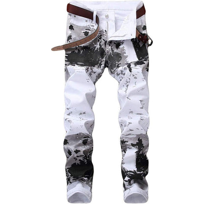 📢📢50% OFF !! ⏰Men's Trendy Camo Slim Jeans