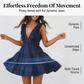 Women Summer V Neck Sleeveless Ruffle Mini Dress Solid Color Tiered Vest Dress