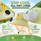 ❄️🌬️50% OFF !!!🌊Kids Solar Powered Cooling Fan Hat | UV Protection Neck Flap Sun Hat | Breathable Mesh & Roll-Up Summer Cap for Outdoor Adventures