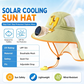 ❄️🌬️50% OFF !!!🌊Kids Solar Powered Cooling Fan Hat | UV Protection Neck Flap Sun Hat | Breathable Mesh & Roll-Up Summer Cap for Outdoor Adventures
