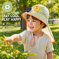 ❄️🌬️50% OFF !!!🌊Kids Solar Powered Cooling Fan Hat | UV Protection Neck Flap Sun Hat | Breathable Mesh & Roll-Up Summer Cap for Outdoor Adventures