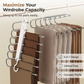 🗄️ Double Your Closet! ✨ Multi-Layer Space-Saving Pants Hanger. 👖