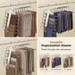 🗄️ Double Your Closet! ✨ Multi-Layer Space-Saving Pants Hanger. 👖