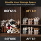 Adjustable Double-Decker Shoe Organizer