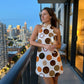 🎁2026 New Arrivals 50% OFF💥Flattering Halter A-Line Dress – Polka Dot Print, Sleeveless, Vacation Ready 🌸