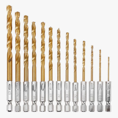 📢📢52% OFF !!!⏰13PCS Multipurpose Drill Bit Set