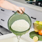 🍚💦50% OFF – Multipurpose Rice Washing Bowl Strainer with Handle – Wash, Rinse & Drain in 1 Bowl! | No More Messy Sinks | Kitchen Must-Have ✨