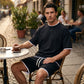 👕🩳 Men's Waffle Knit T-Shirt & Shorts Set – 50% OFF! Textured waffle fabric, breathable, relaxed fit – your new summer favorite. 🔥☀️