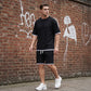 👕🩳 Men's Waffle Knit T-Shirt & Shorts Set – 50% OFF! Textured waffle fabric, breathable, relaxed fit – your new summer favorite. 🔥☀️