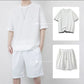 👕🩳 Men's Waffle Knit T-Shirt & Shorts Set – 50% OFF! Textured waffle fabric, breathable, relaxed fit – your new summer favorite. 🔥☀️