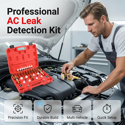 🔧 50% OFF NOW! ⏰ Universal Automotive Air Conditioning Leak Detection Kit – Accurate & easy to use – Essential for refrigerant system maintenance – safe for all AC types ❄️🔍✨