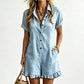 🌿👗 LIMITED TIME 50% OFF! 🌸Women's Short Sleeve Romper – Soft breathable fabric & relaxed fit – Your go-to for sunny days.