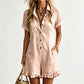 🌿👗 LIMITED TIME 50% OFF! 🌸Women's Short Sleeve Romper – Soft breathable fabric & relaxed fit – Your go-to for sunny days.