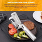 🍳🔧 3-in-1 cooking clamp – grab, flip, scrape, and drain oil easily!