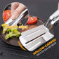 🍳🔧 3-in-1 cooking clamp – grab, flip, scrape, and drain oil easily!