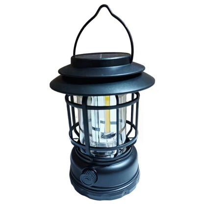 Dimmable Rechargeable LED Solar Camping Lantern